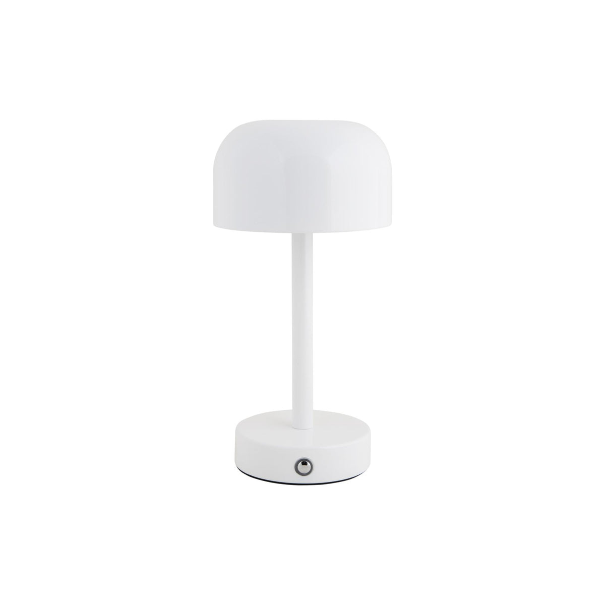 Leitmotiv tafellamp James LED - wit - 12.5x12.5x24.5cm - Paddenstoellamp