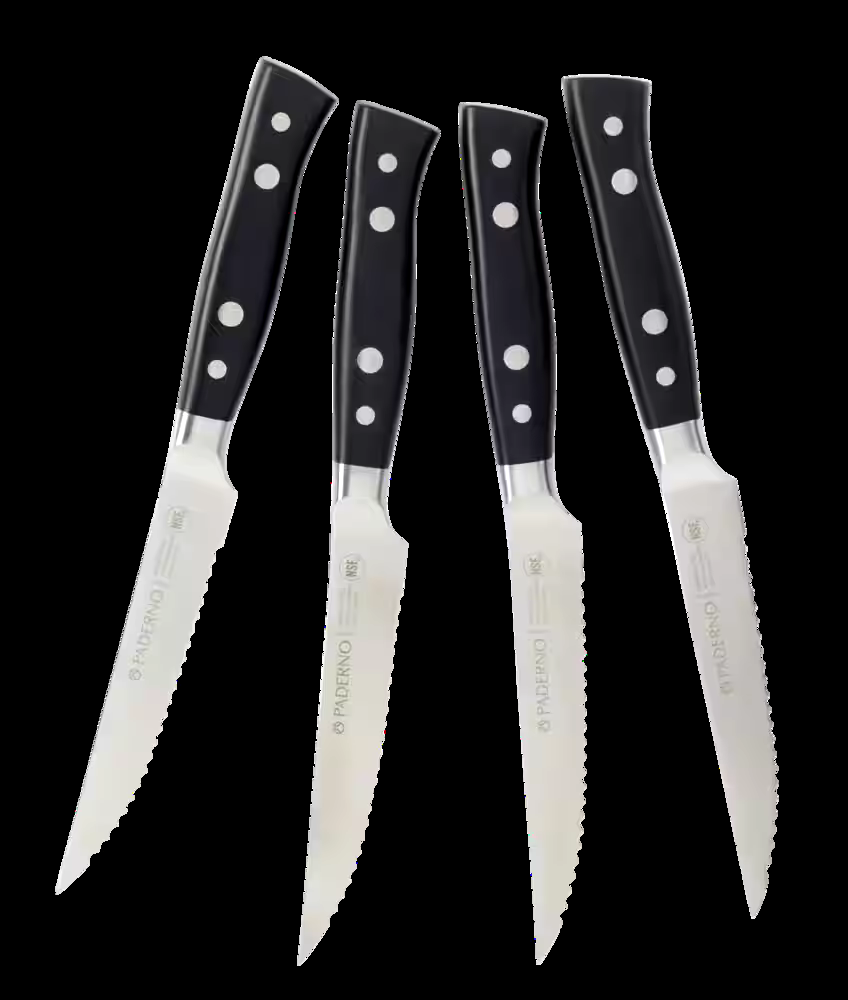 PADERNO Steak Knives Set, 4-pc