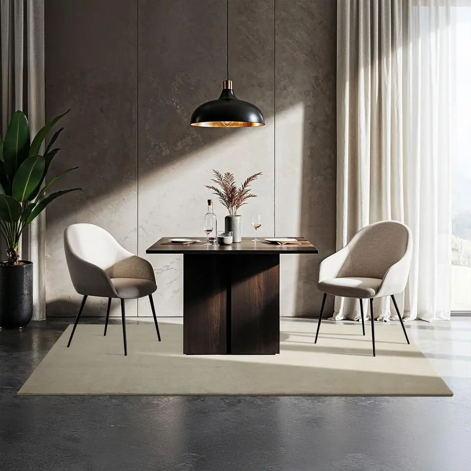 tectake? Kortpolig vloerkleed Soft Zone 120 x 170 cm - Beige