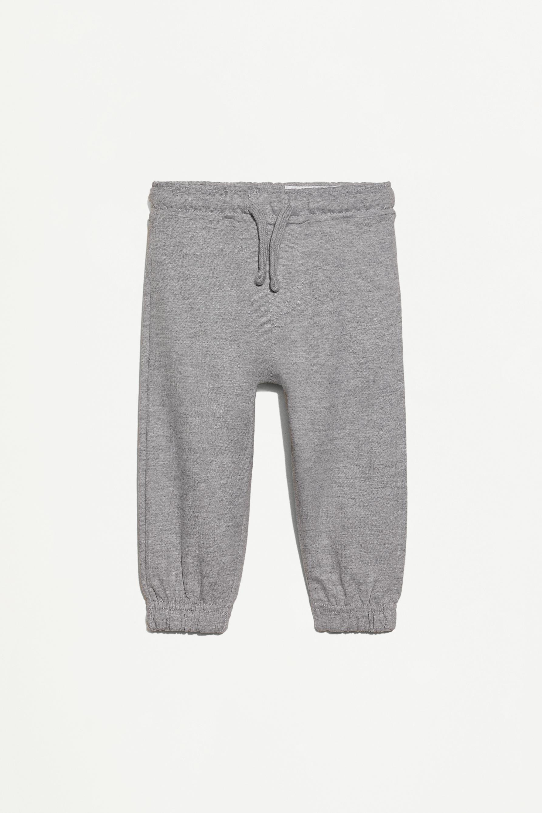 Pack 4 pantalones felpa lisos