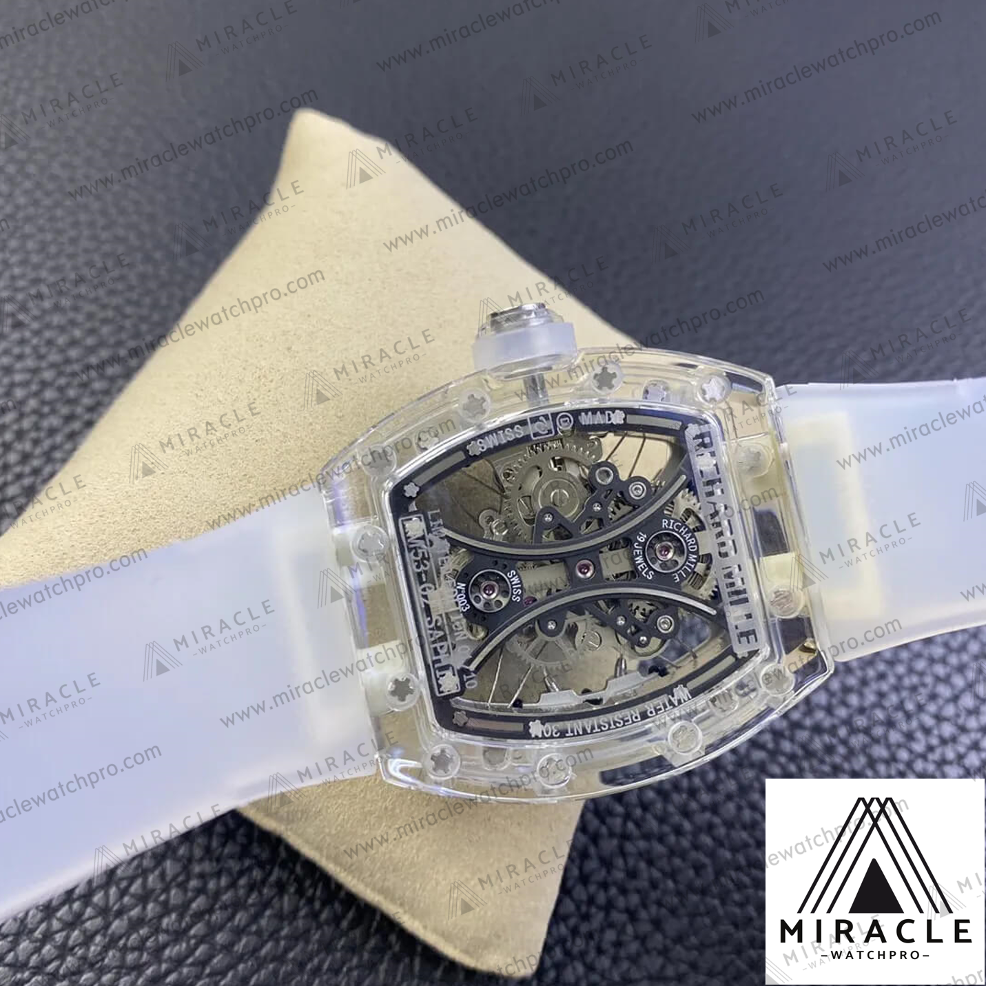 Replica Watch-RICHARD MILLE-ref.RM53-02-Elite Clone-49.90mm*42.70mm*16.15mm