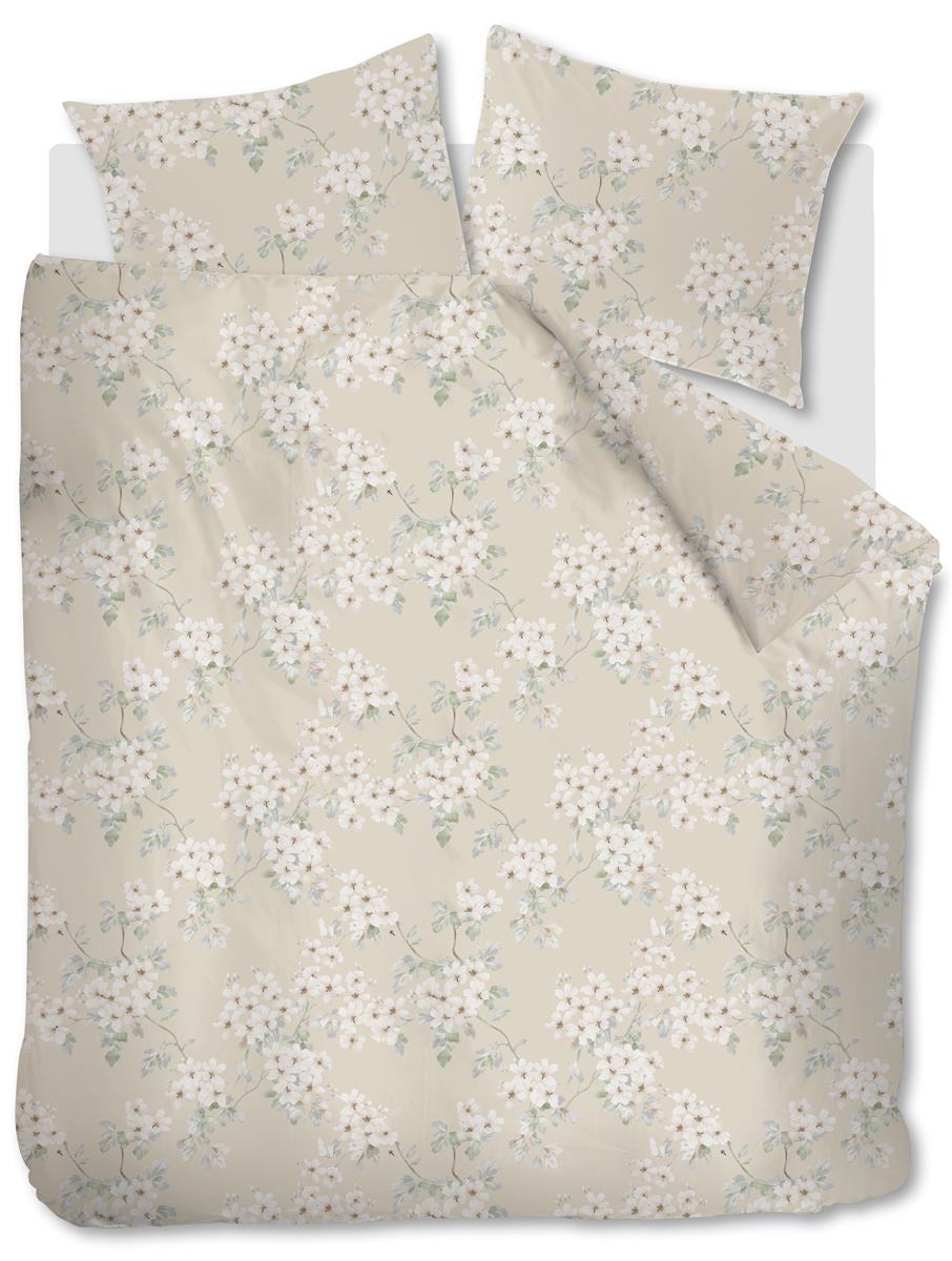 Ariadne at Home dekbedovertrek Blooming Flowers - 200x200/220 cm - zand