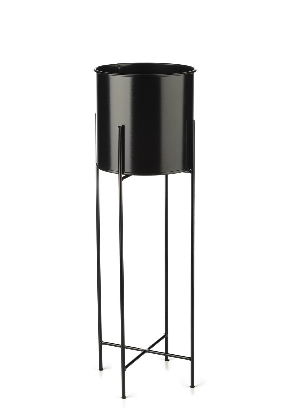 Kwietnik na kwiaty osłonka 75 cm czarny LOFT