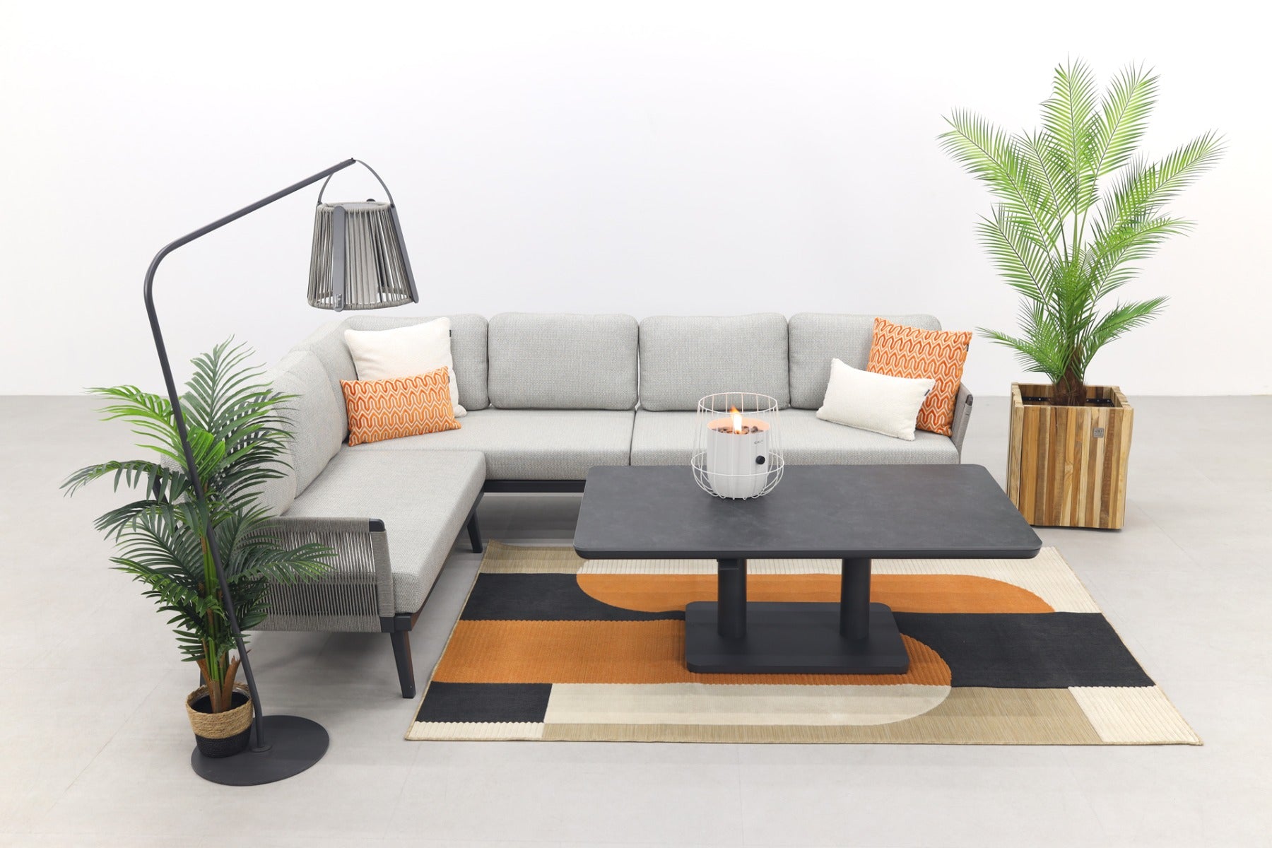 VDG Durban Medina verstelbare loungeset - hoekbank - 2-delig