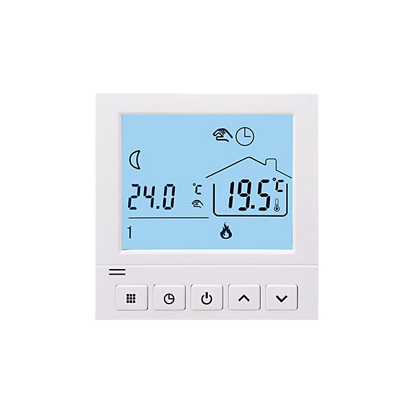 Chauffage au sol électrique CLASSIC LIGHT 100 W/m² (5 4 m²)   Thermostat digital TS50 blanc - 9 m²
