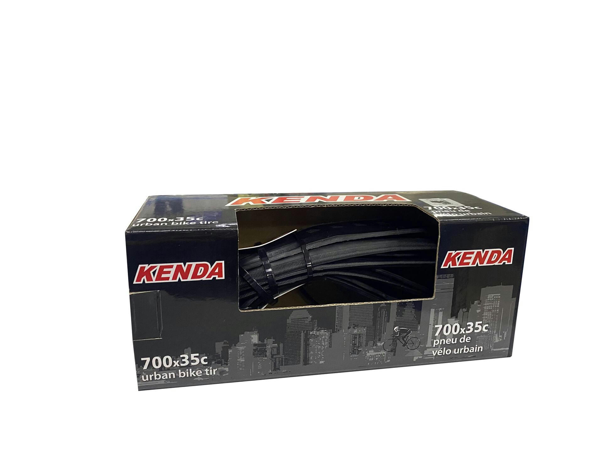 Kenda K193 Urban Front & Rear Bike Tire, Black, 700x35c