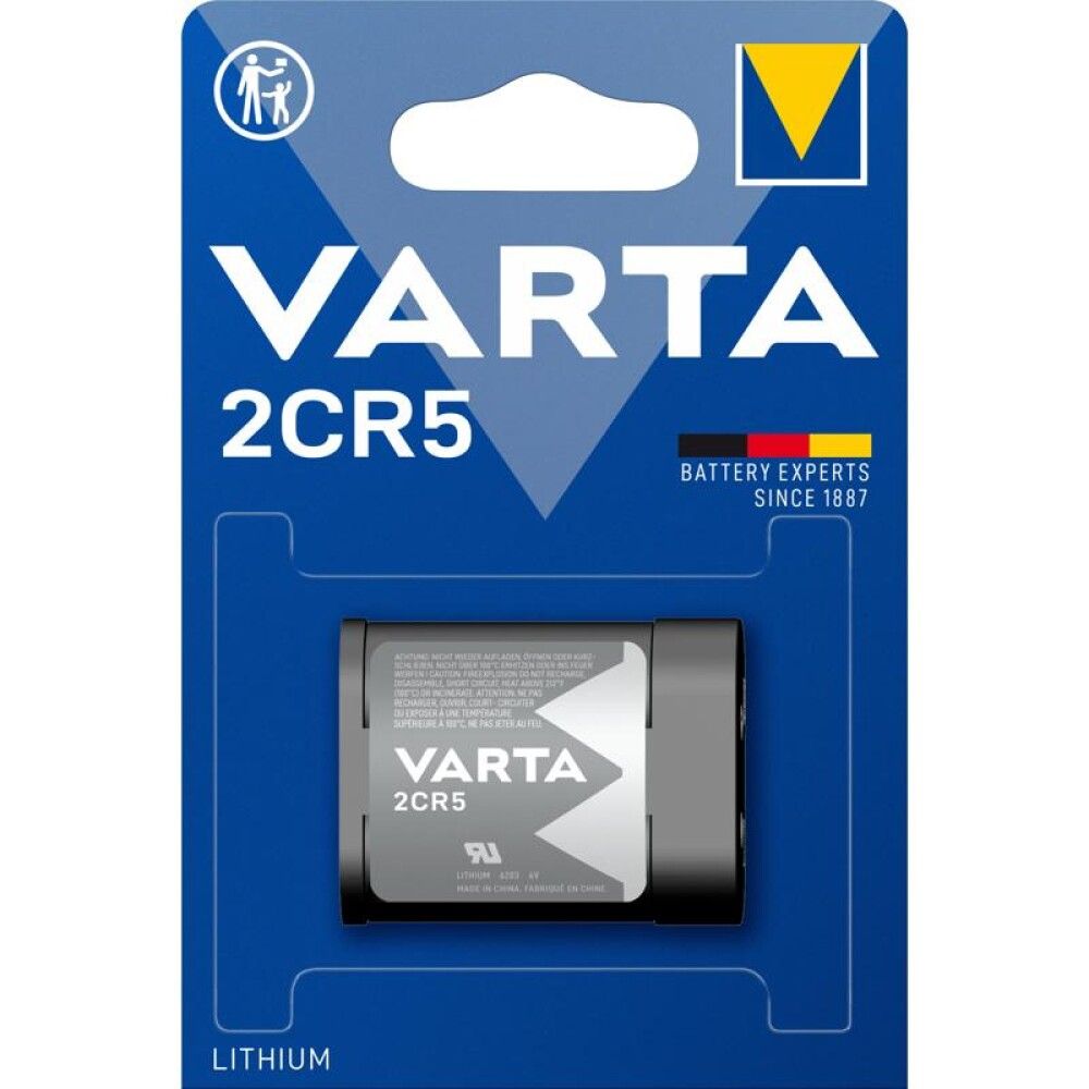 FOTOBATTERI VARTA PHOTO LITHIUM 2CR5