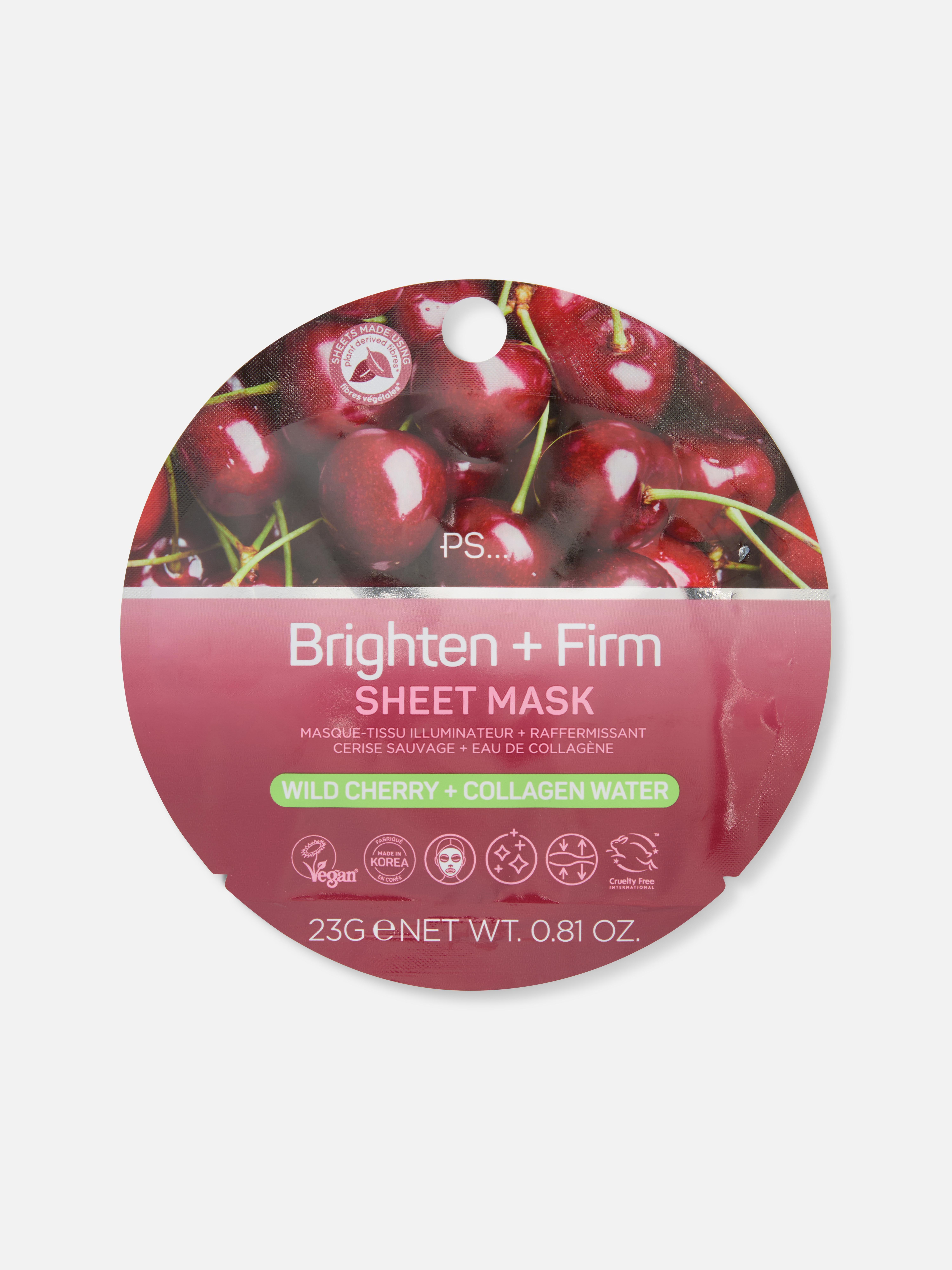 PS... Wild Cherry and Collagen Water Sheet Mask
