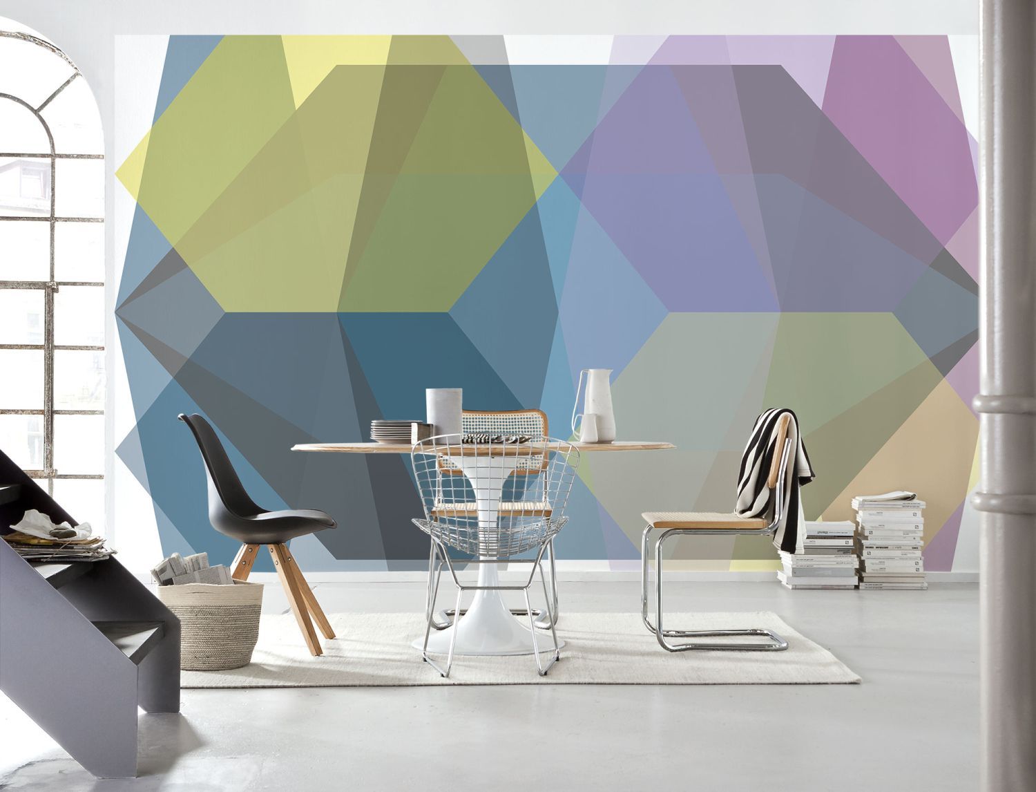 Sanders & Sanders fotobehang edelsteen diamant multicolor - 400 x 250 cm - 612379