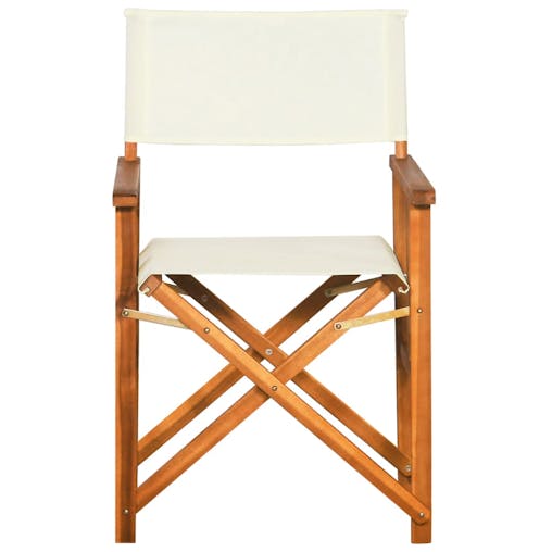 NNEVL Director's Chair Solid Acacia Wood
