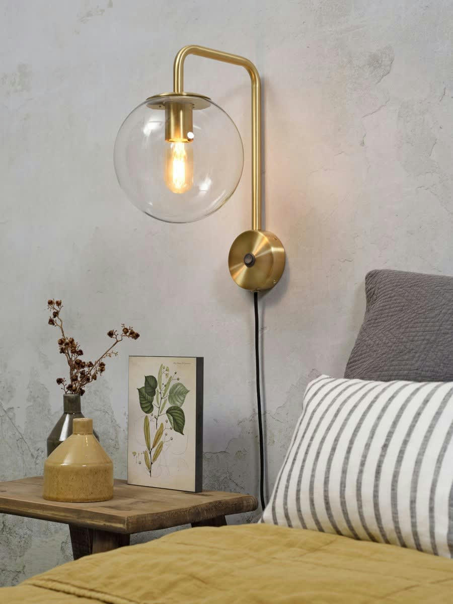 WARSAW - Applique dorée H38cm