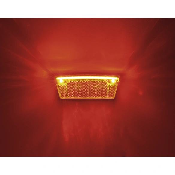LED-Rücklicht, Kunststoff, Gepäckträger-Montage
