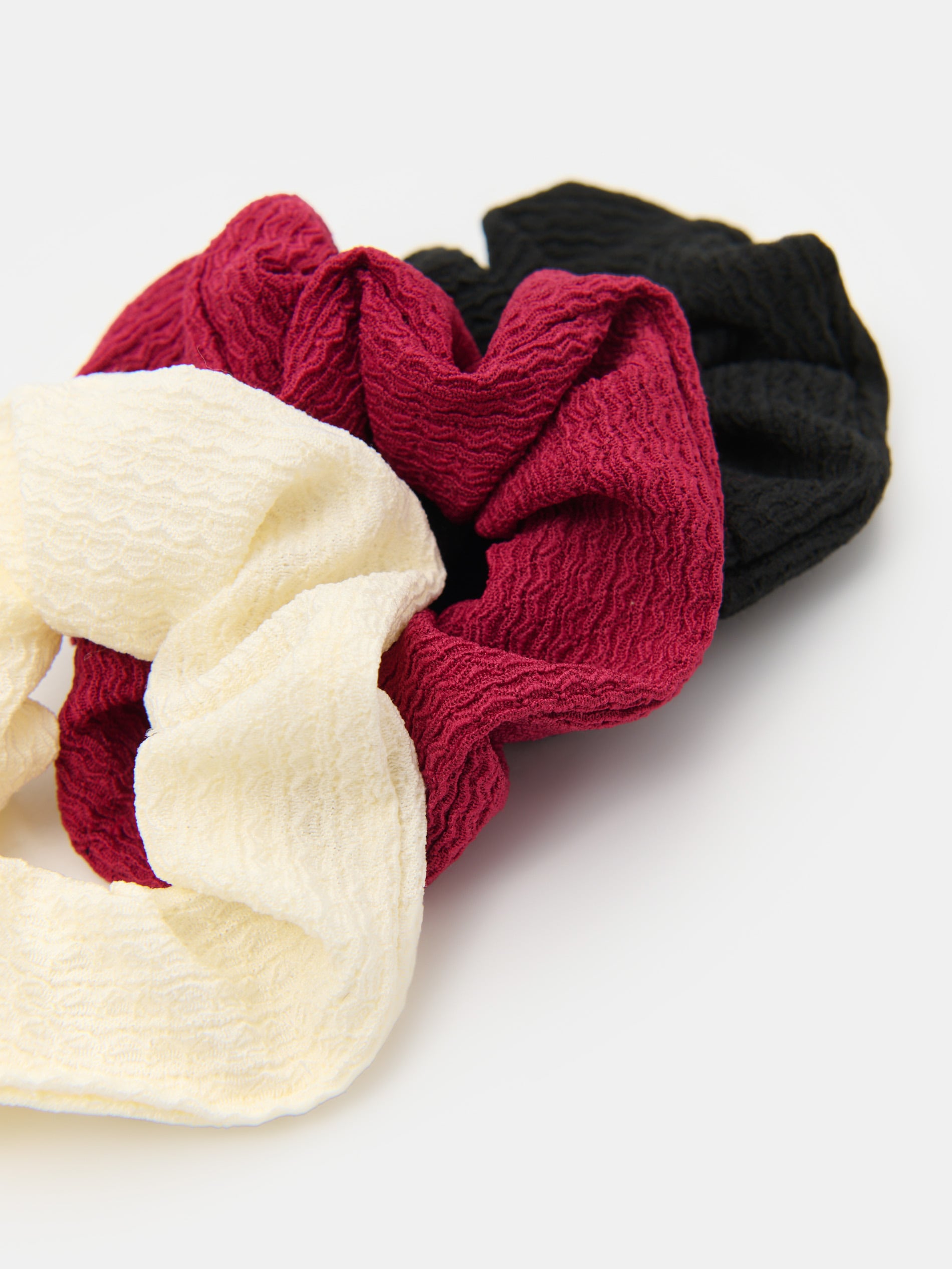 Gumki do włosów scrunchie 3 pack