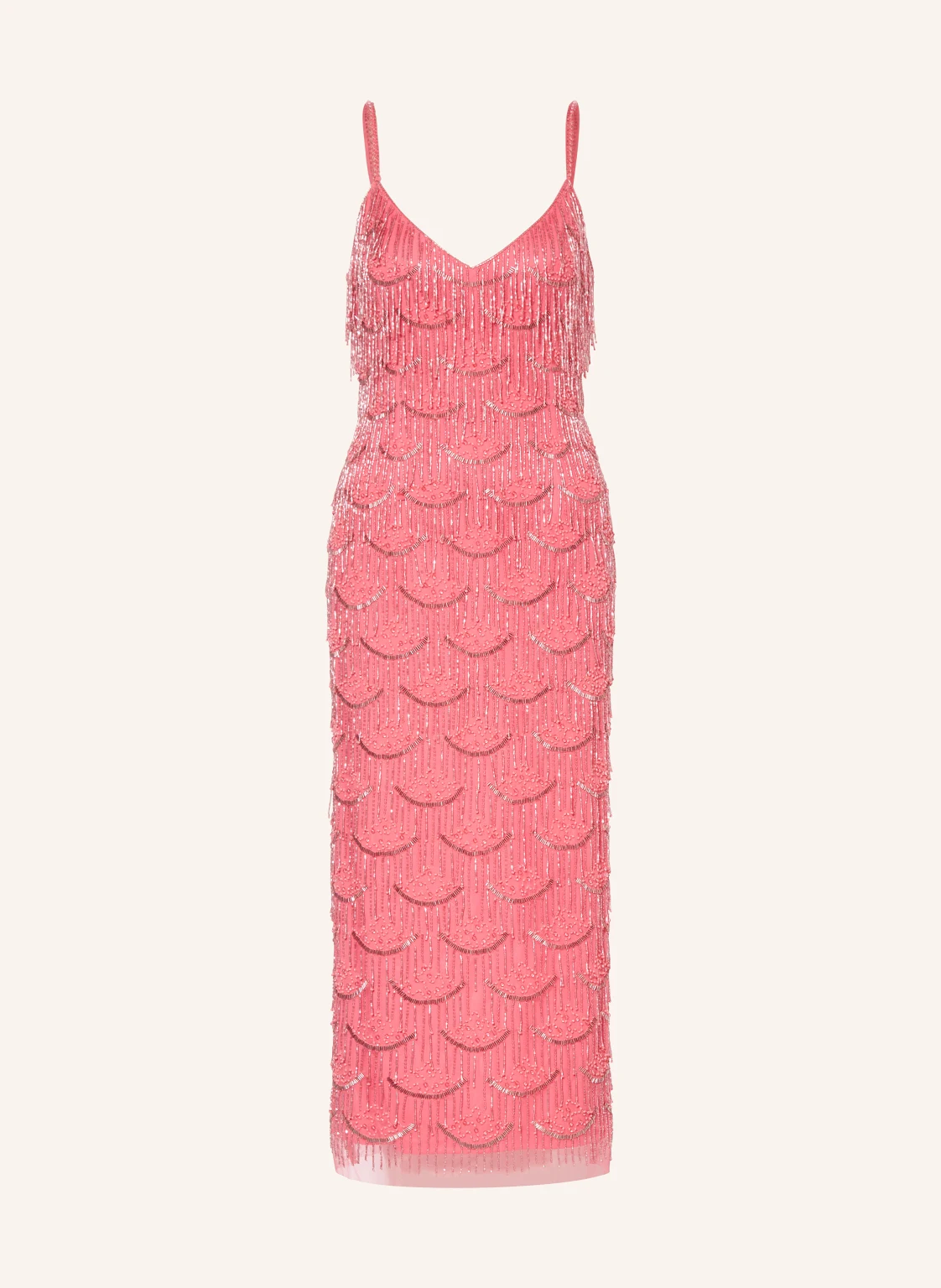 ADRIANNA PAPELL Cocktailkleid mit Schmuckperlen