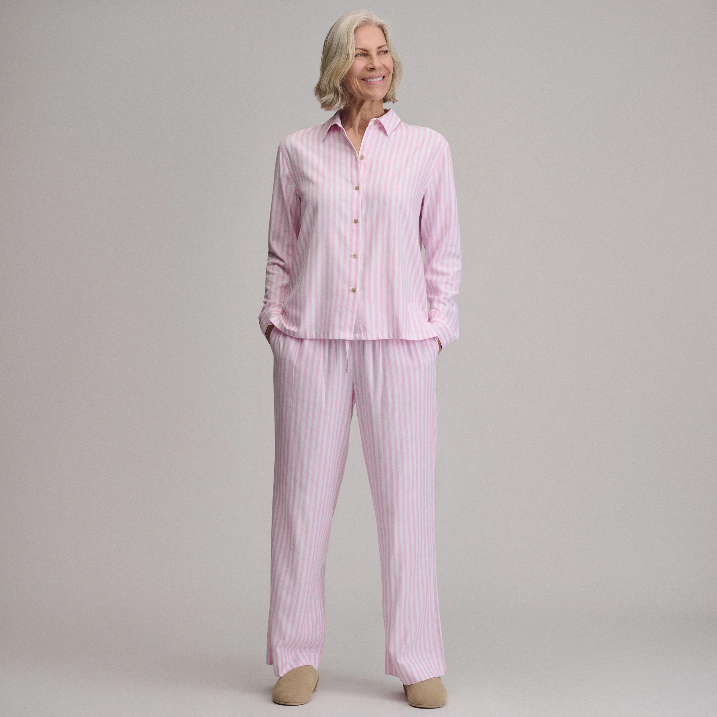 Women's Long-Sleeve Softened Sleep Shirt