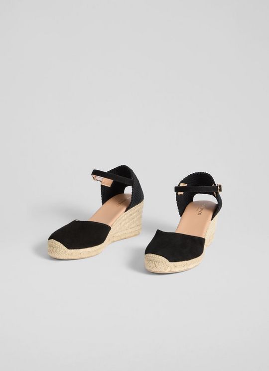 Marissa Black Suede Sandals