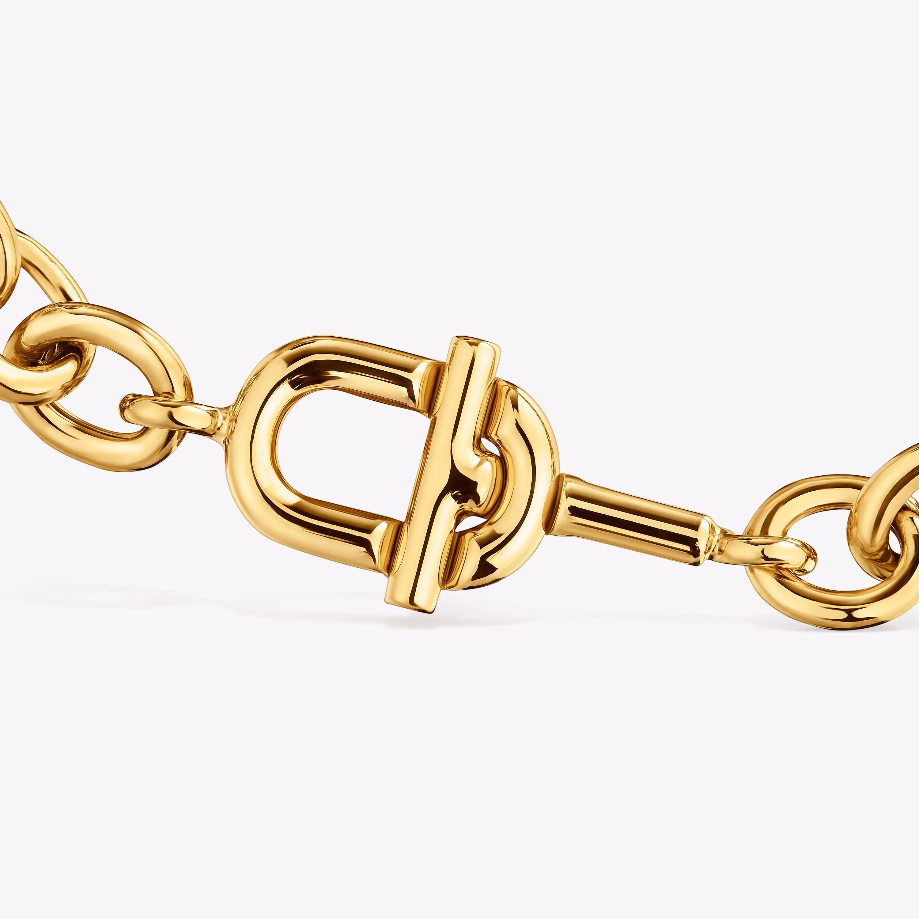 Pulsera cadena con baño de oro 18 kt sobre plata TOUS MANIFESTO