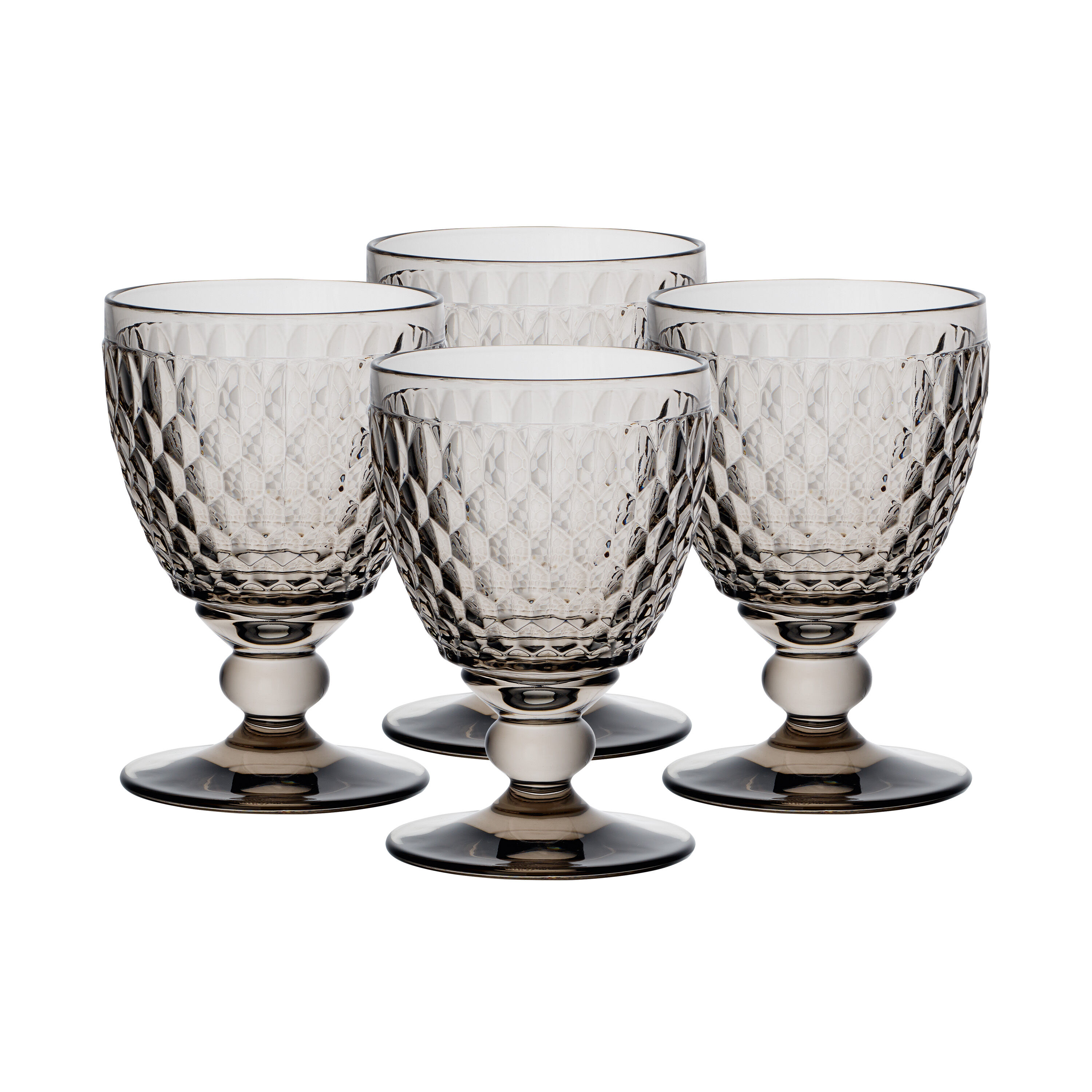 Boston Red wine glass - Grey, 6.8 oz, crystal glass
