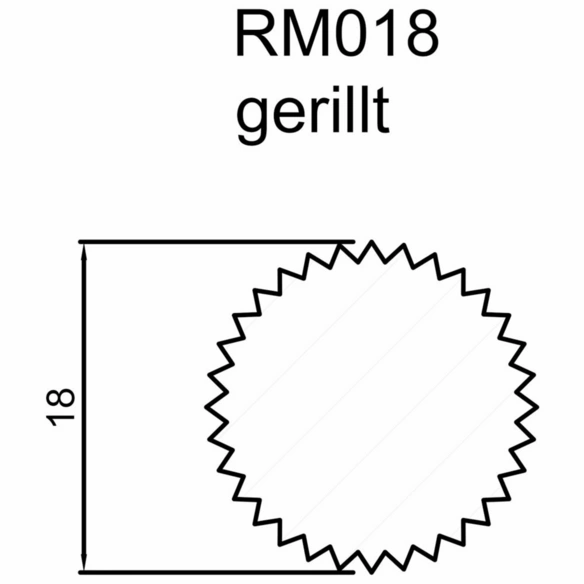 Rundstab, Buchenholz natur, LxHxT: 100 x 1,8 x 1,8 cm