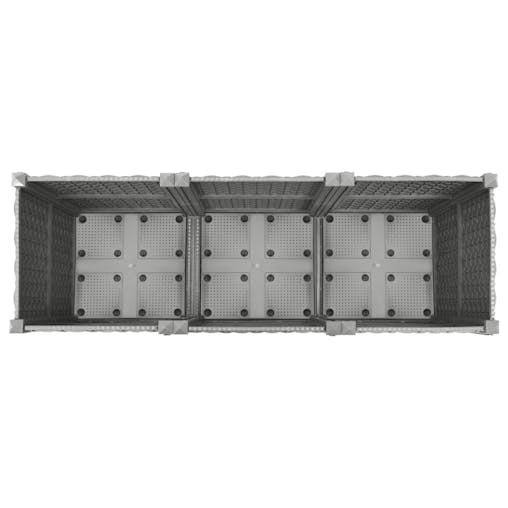 NNEVL Raised Bed 120x40x38 cm Polypropylene