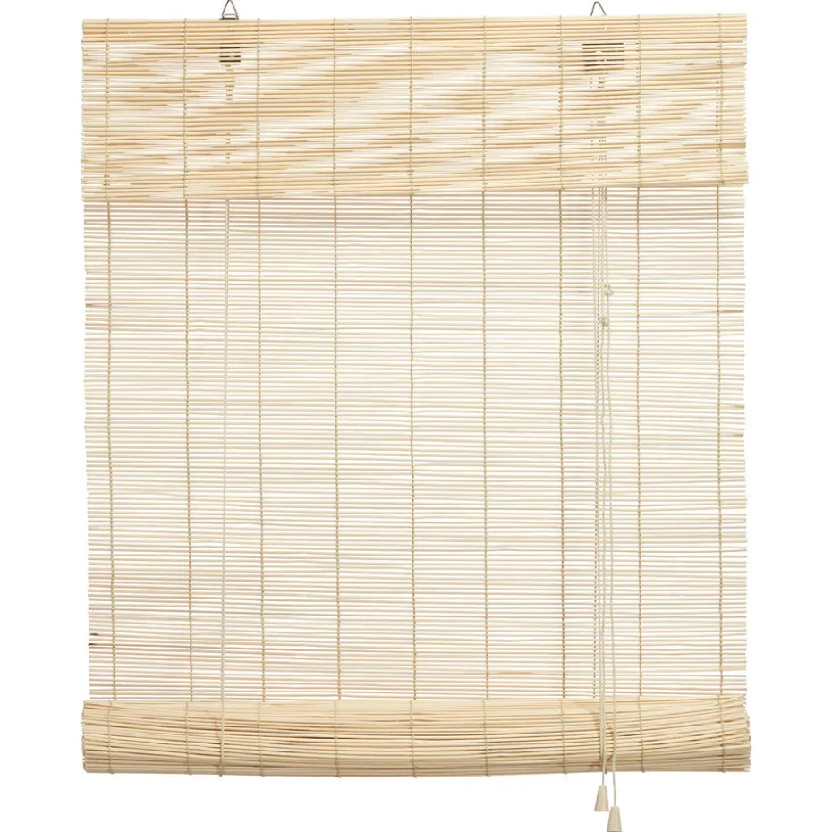 Kwantum Rolgordijnen | Rolgordijn Bamboe Naturel 90×160 Cm 090X160CM