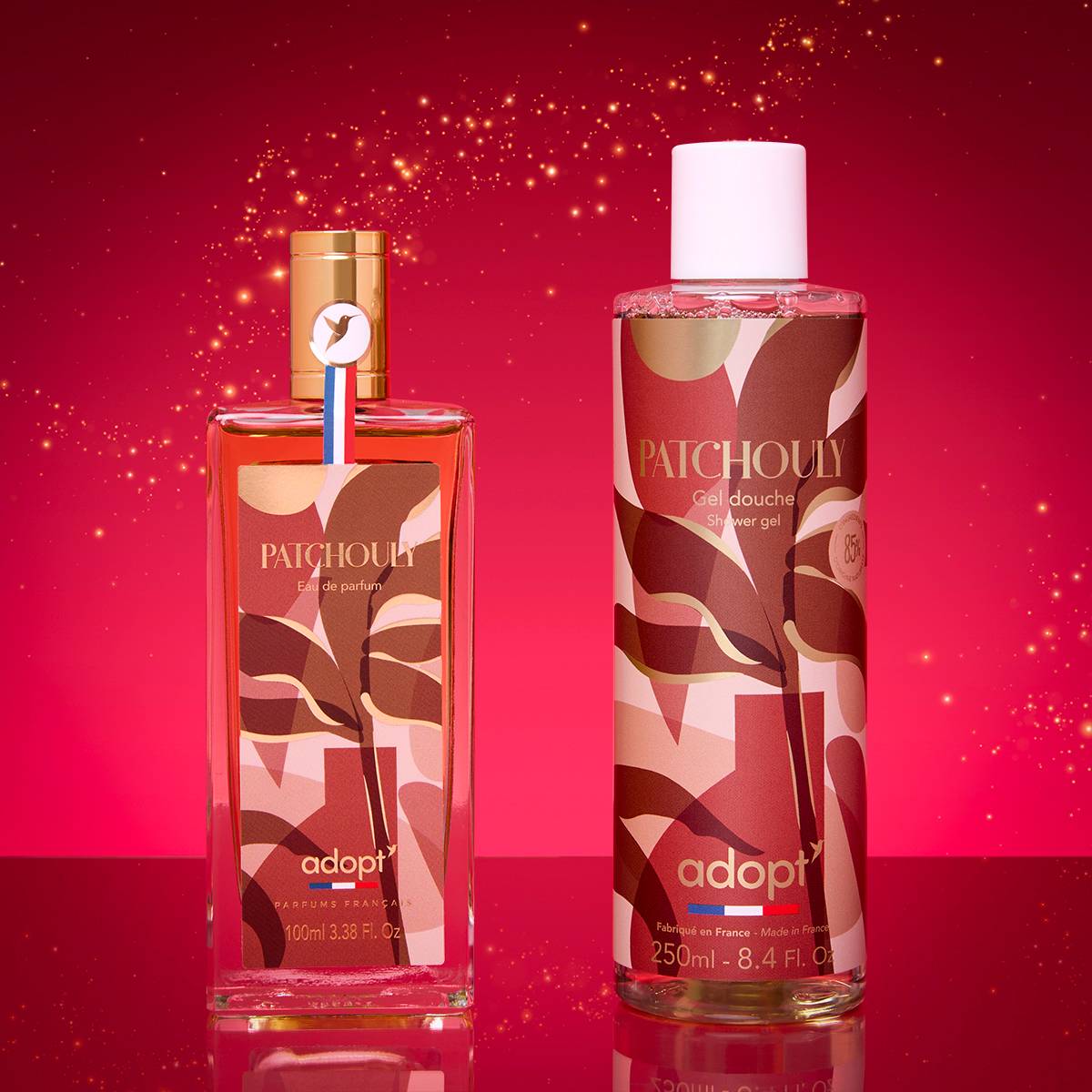 PatchoulyCoffret eau de parfum 100 ml   gel douche 250 ml