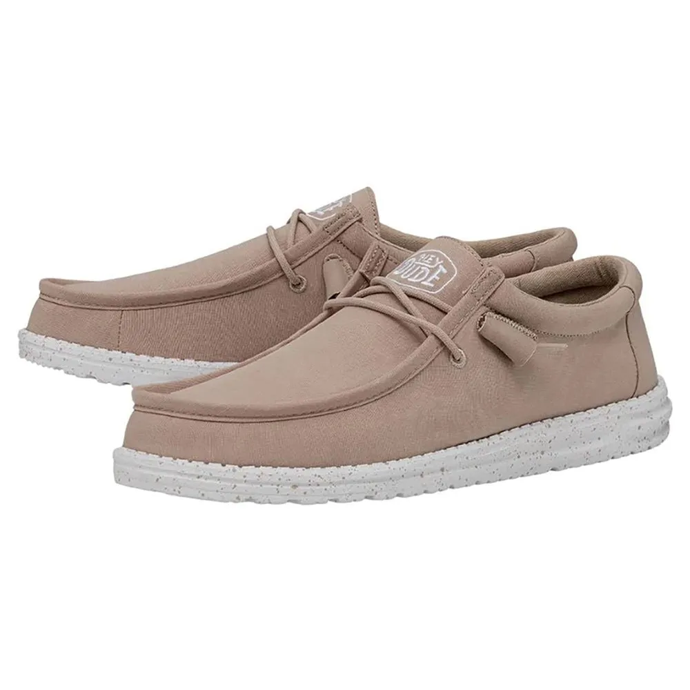 Hey Dude Wally Slub Canvas boat shoes