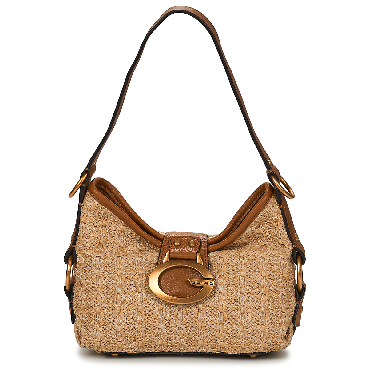 Guess - CAMDEN MINI SHOULDER - Beige