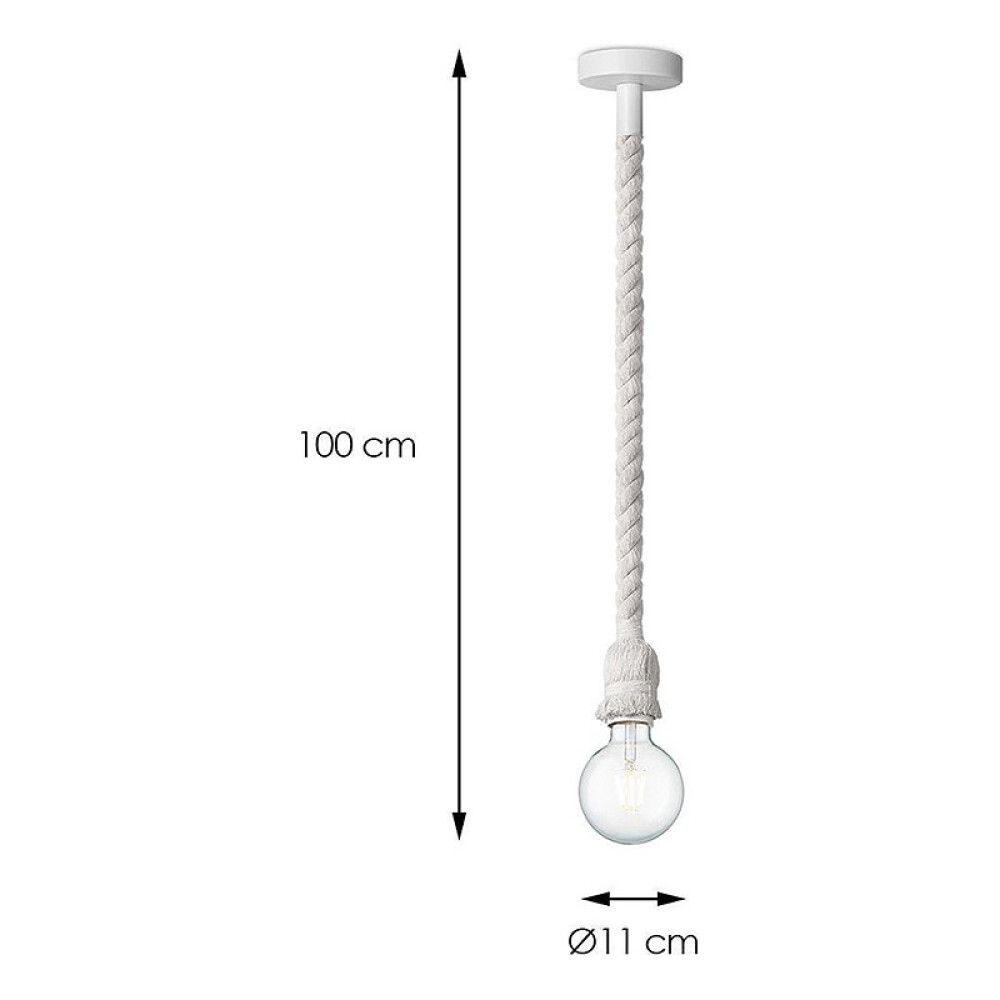 TAKLAMPE HOME SWEET HOME LEONARDO HVIT