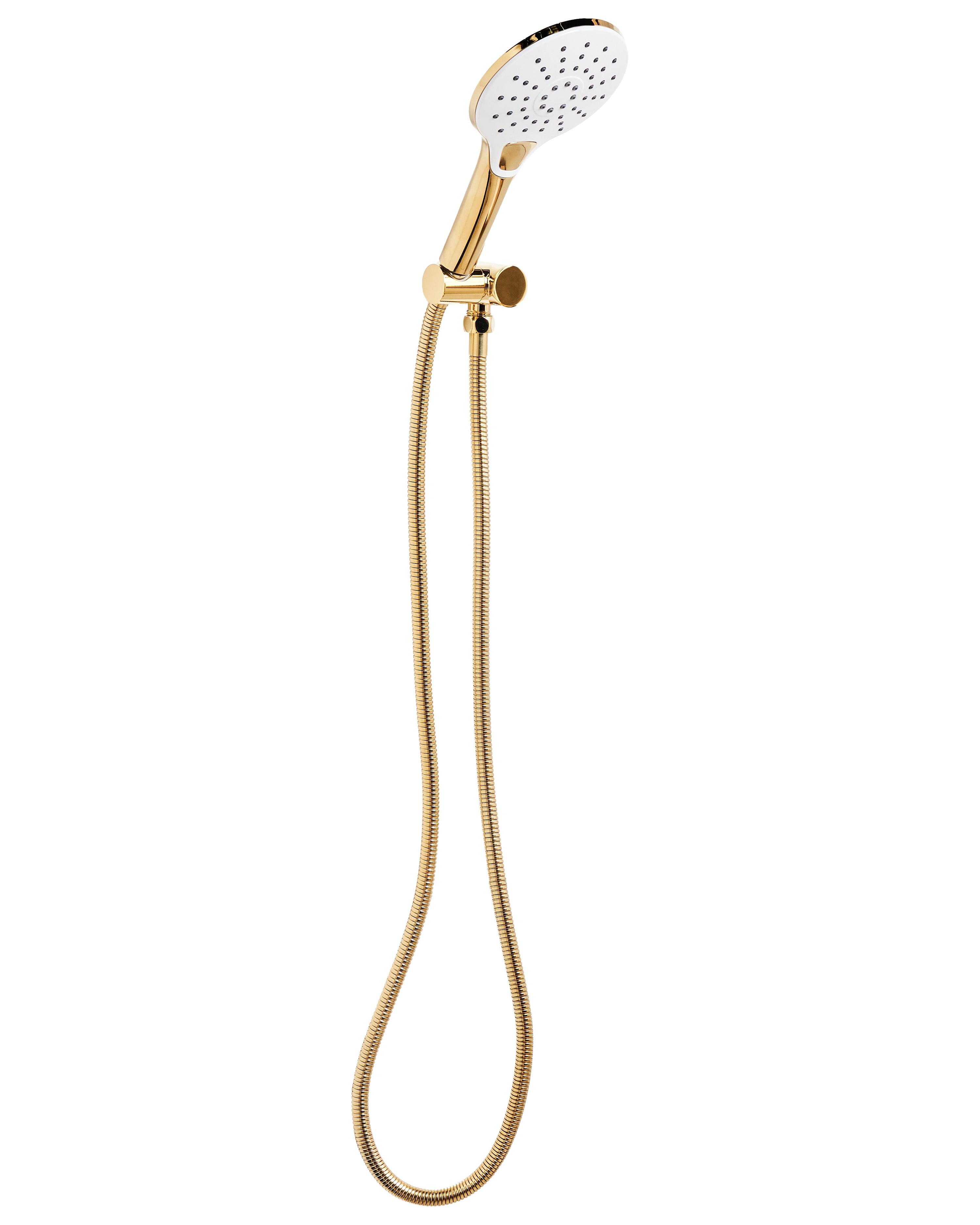 Shower Head and Hose Kit IQUIRA 4-function Gold