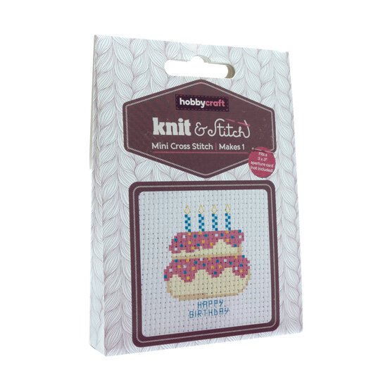 Mini Birthday Cross Stitch Kit