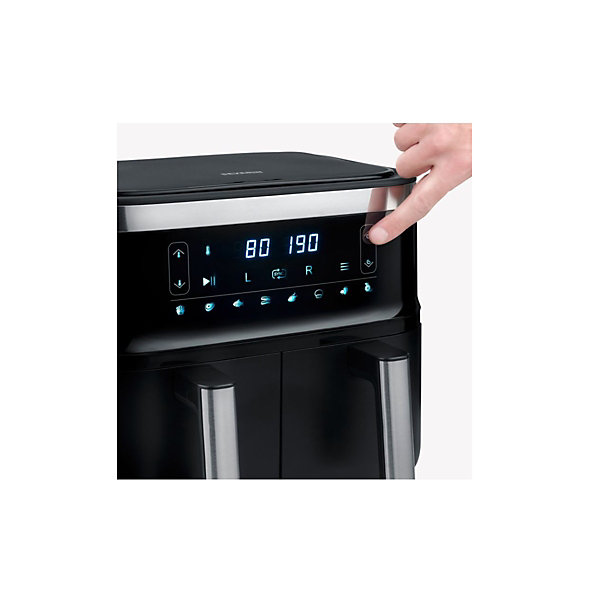 Friteuse sans huile 2x3.8l 2850w noir Severin FR2453