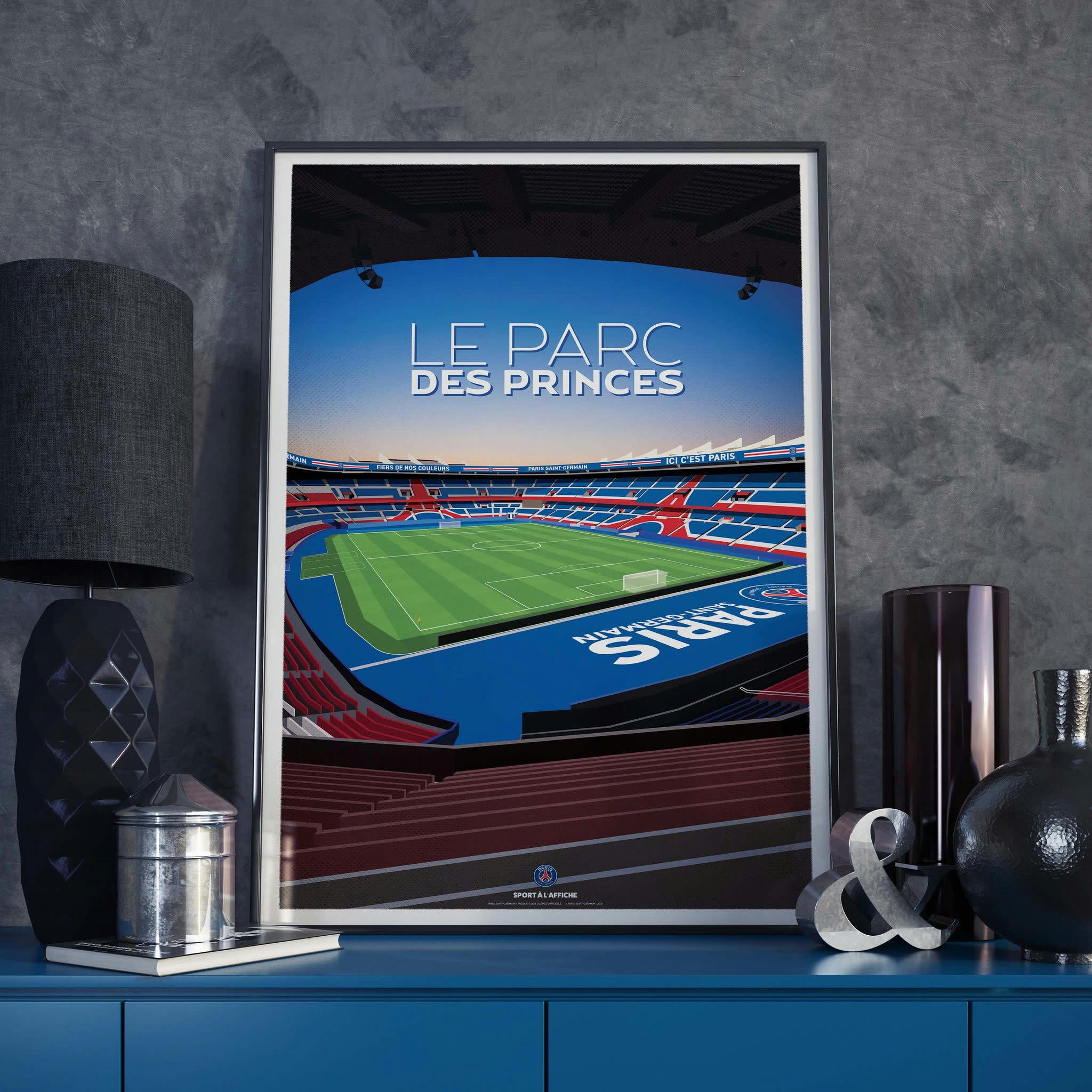 PSG - Affiche Football PSG - Parc des Princes 30 x 40 cm