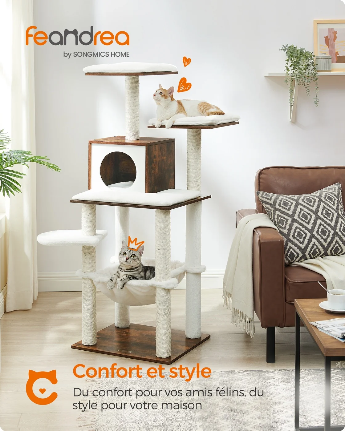 Arbre à chat confortable