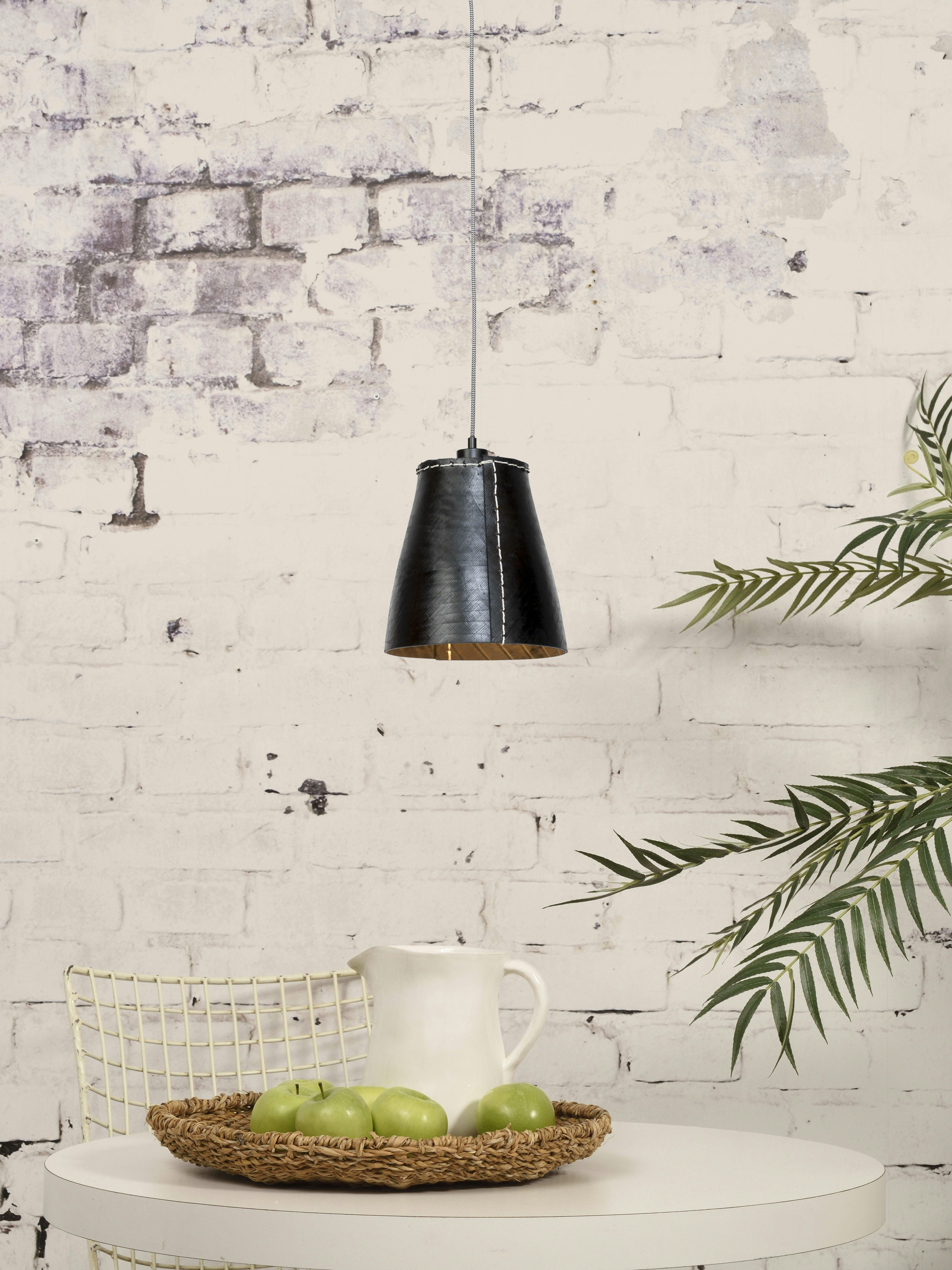 AMAZON - Suspension simple pneu recyclé  noir, h. 26cm