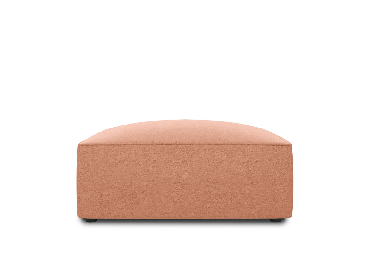 Micadoni Poef Ruby flueel, roze - 93x93x40cm
