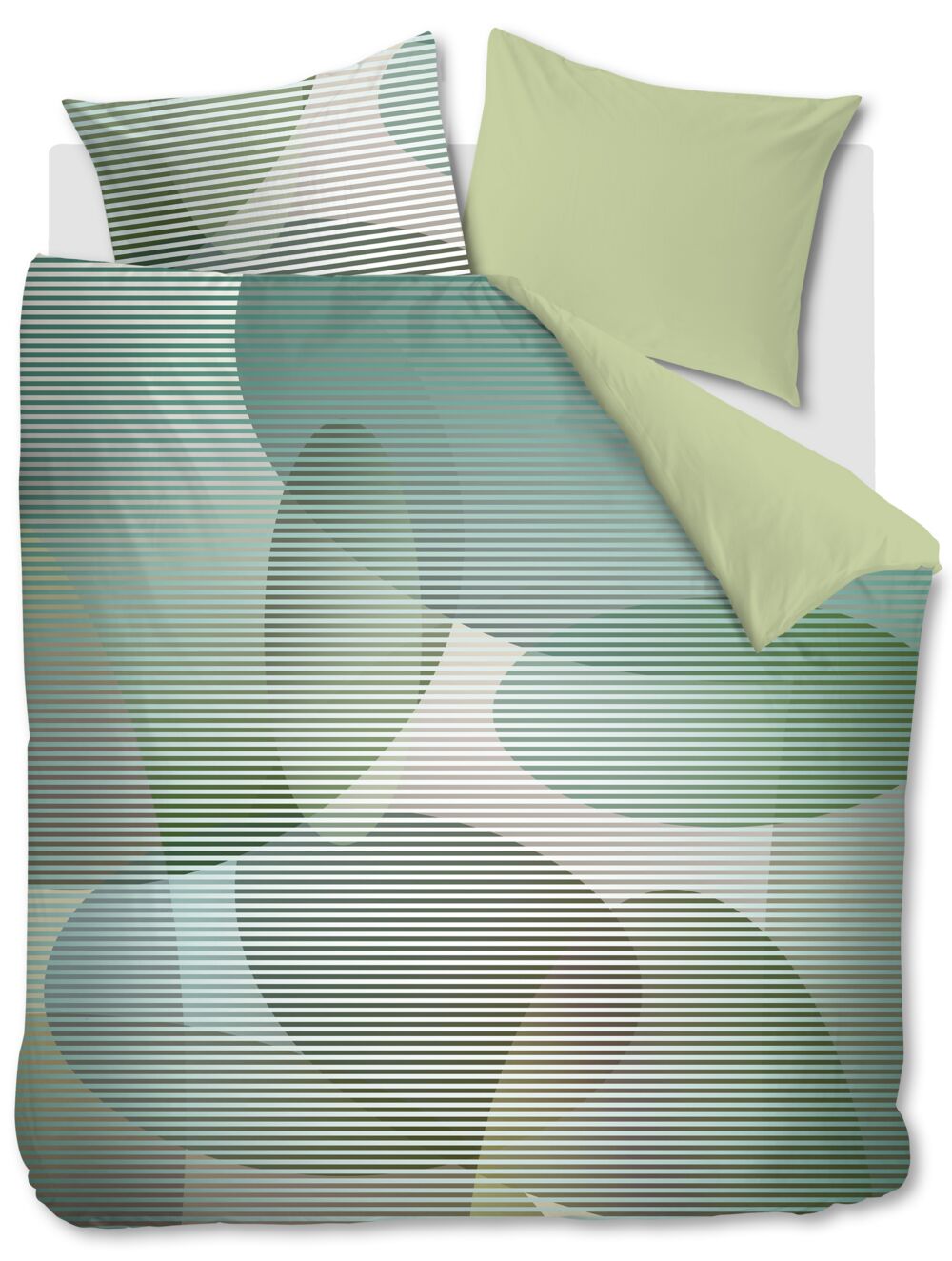 Beddinghouse Dutch Design Lombard Street - 260 x 200/220 cm - Groen