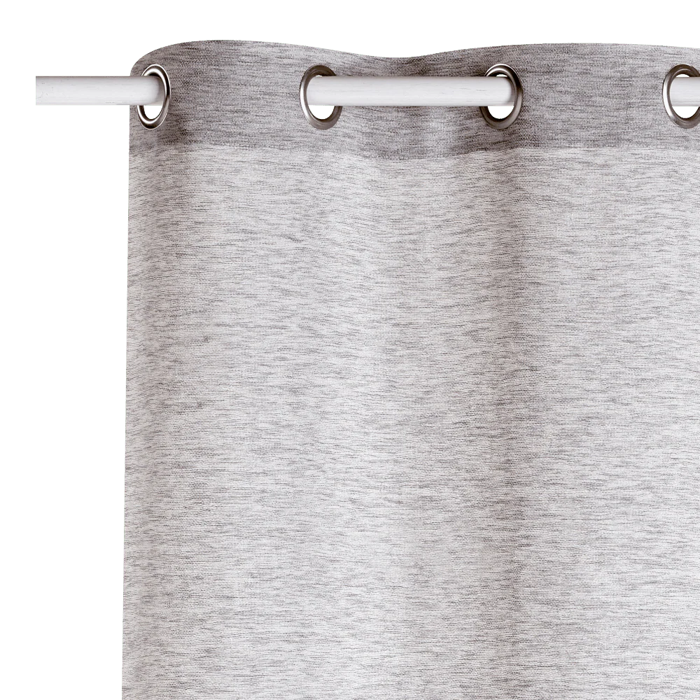 Voilage LYVAN coloris gris 140 x 240 cm