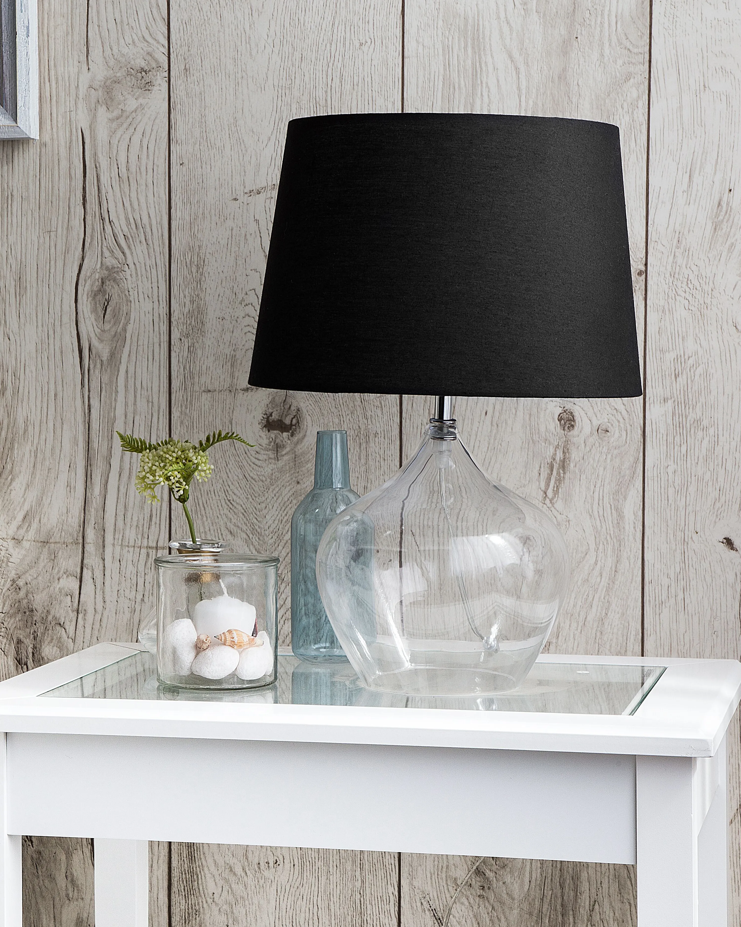 Table Lamp OSUM Glass Black