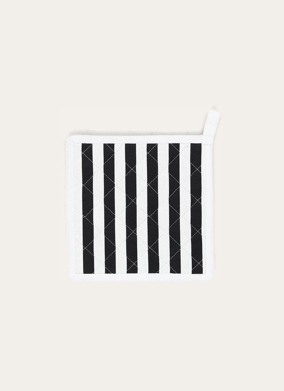 MANIQUE EN COTON DRAPEAU BRETON BLANC/NOIR