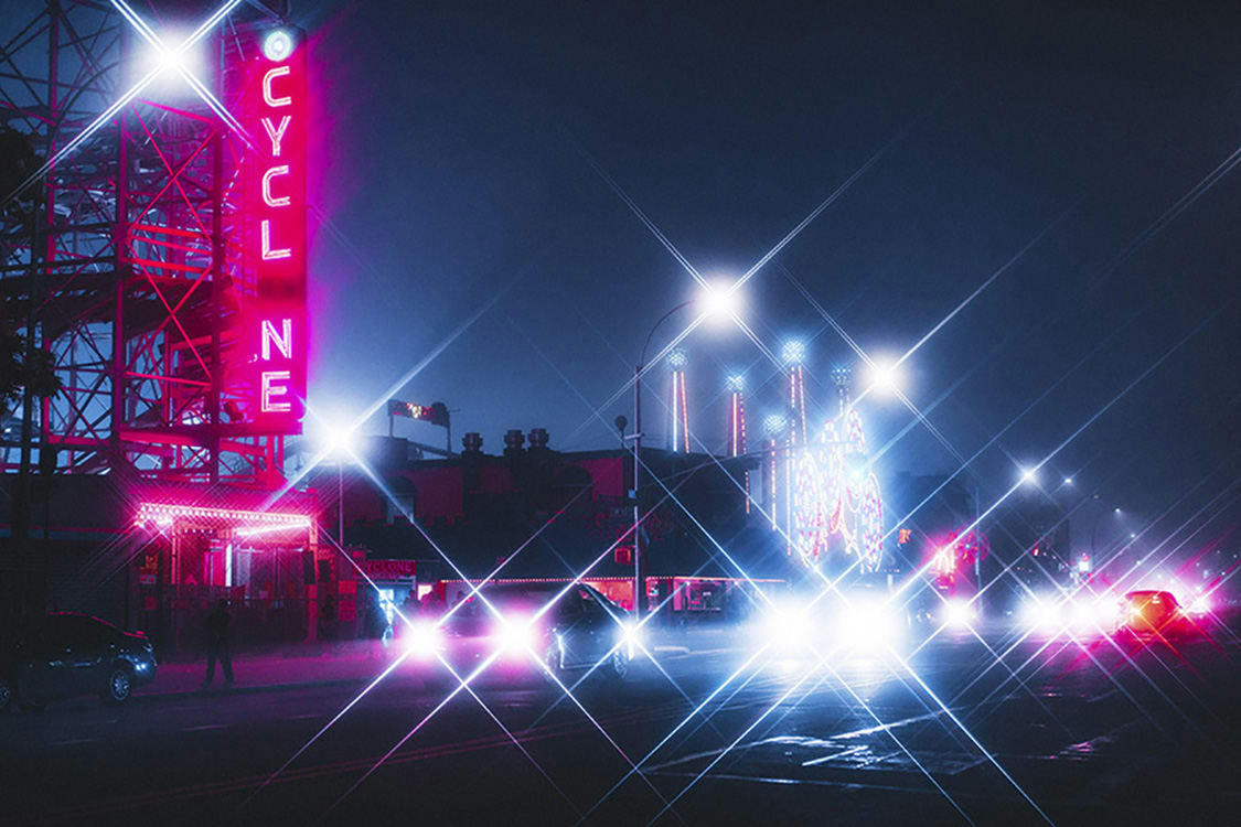 L'APPEL DE LA NUIT - Photographie d'art de Chester Wade 30x45 cm sur alu