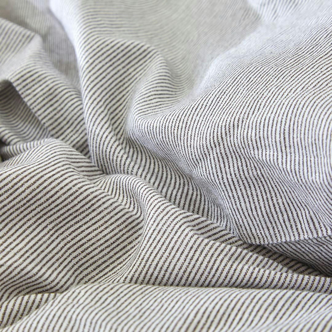 BIO CEYLAN - Housse de couette li/coton organic encre 240x220 cm