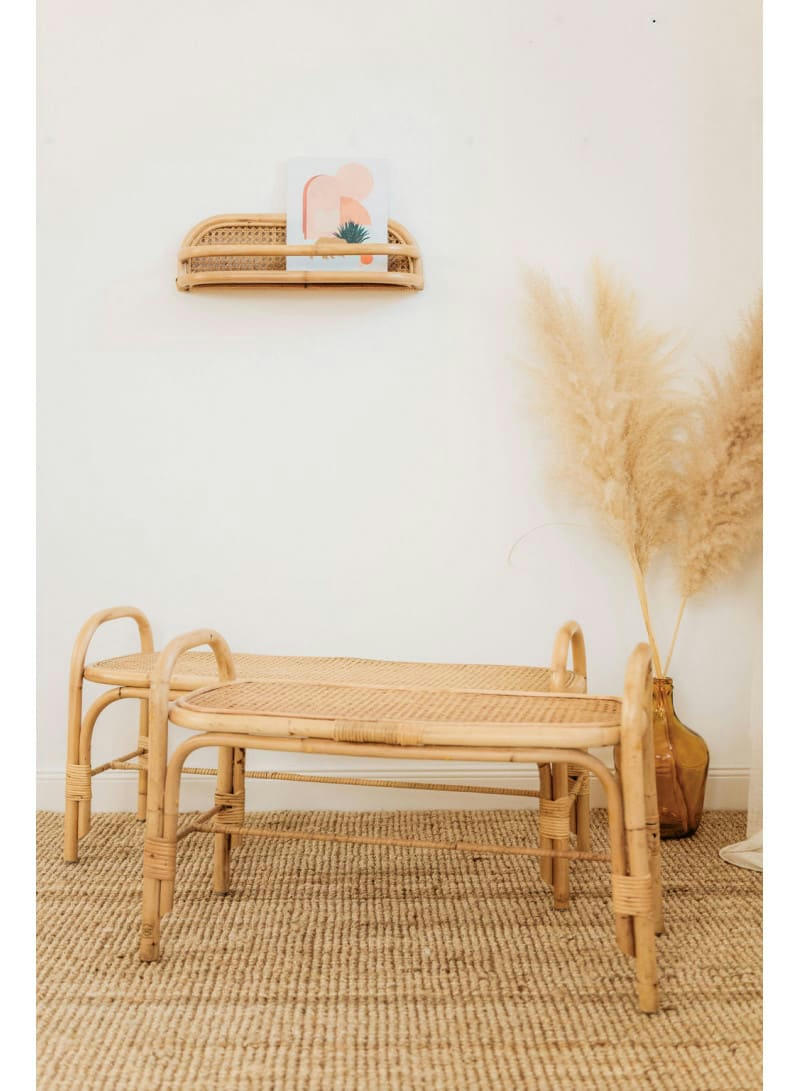 JACK - Banc rotin et cannage