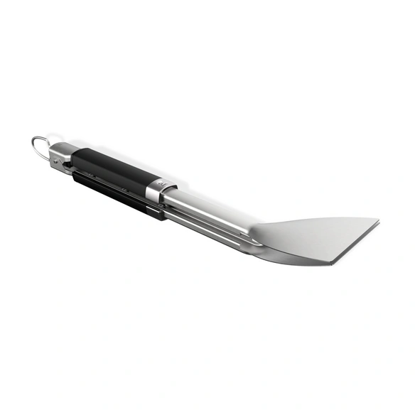 Grillzange, Edelstahl, silberfarben