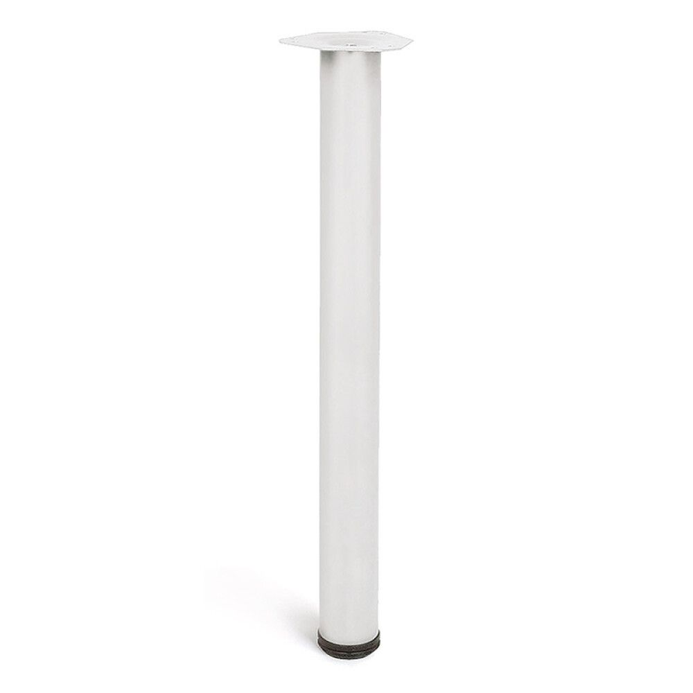 MØBELBEN REI STÅL Ø60X710MM HVIT