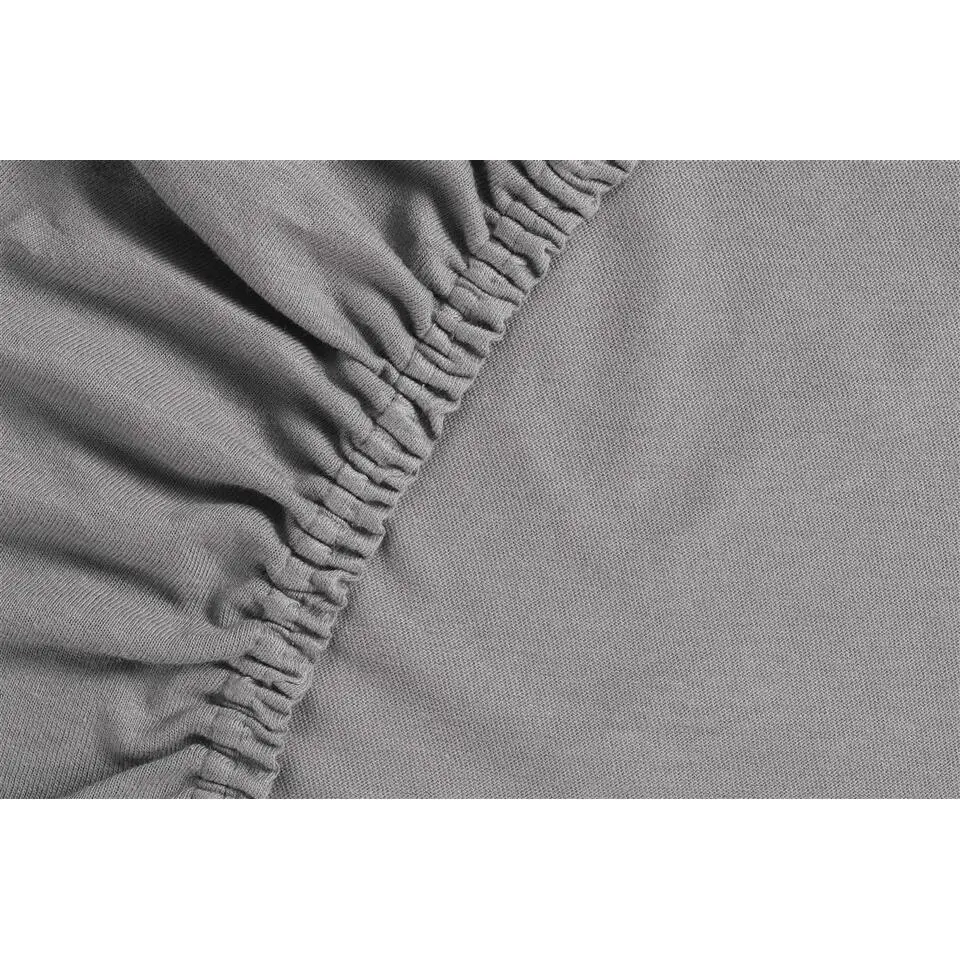 Ambiante Jersey - Hoeslaken - 200x200/210 - Grijs