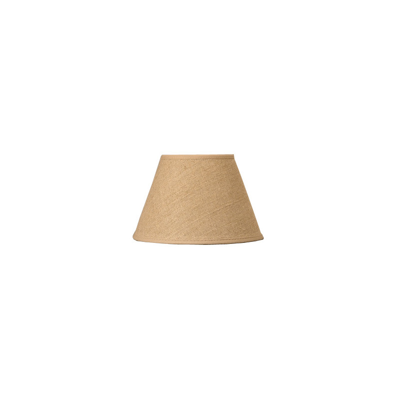 Abat-jour Conica Cottage en lin beige aurore Ø 30 cm NIEDERAU