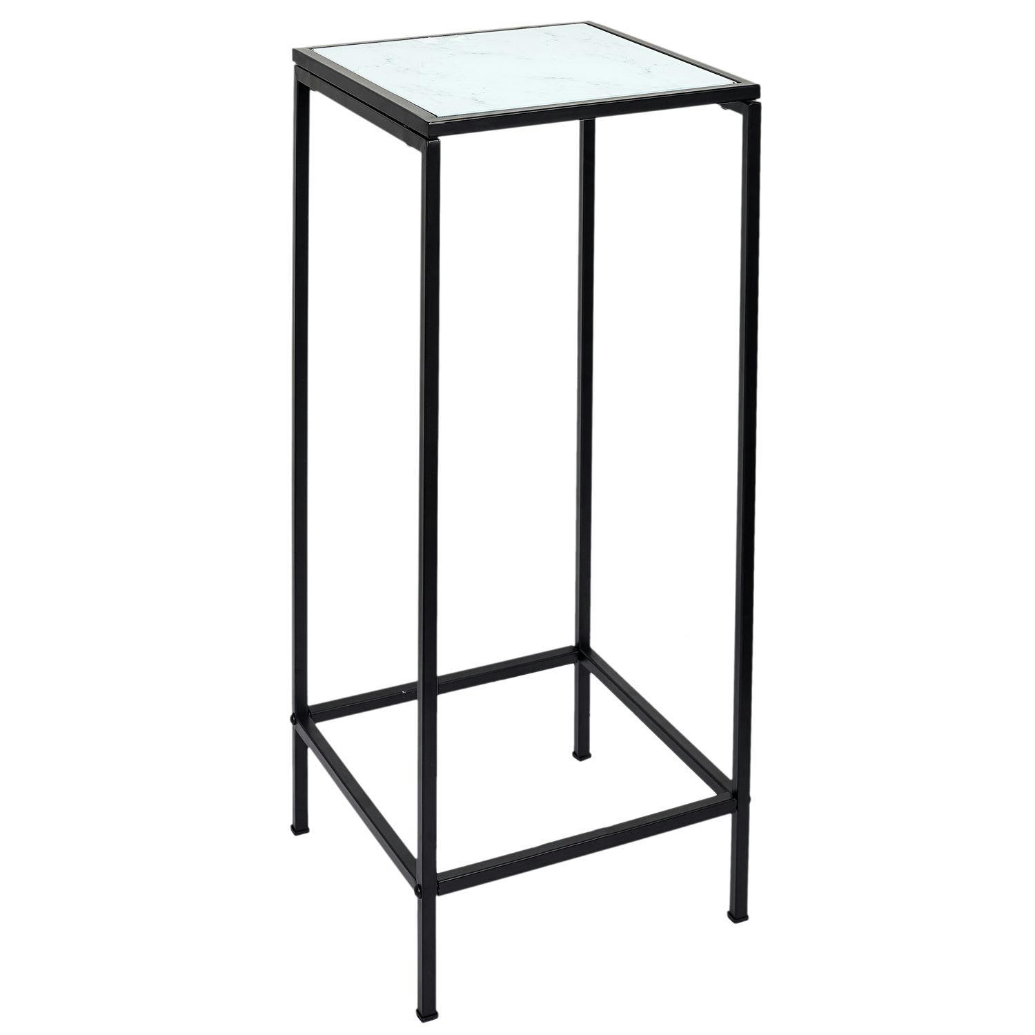 FELICITY - Sellette effet marbre noir