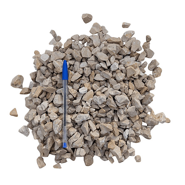 Gravillons calcaire blanc 6/16 mm - Lot 10 sacs 25 kg