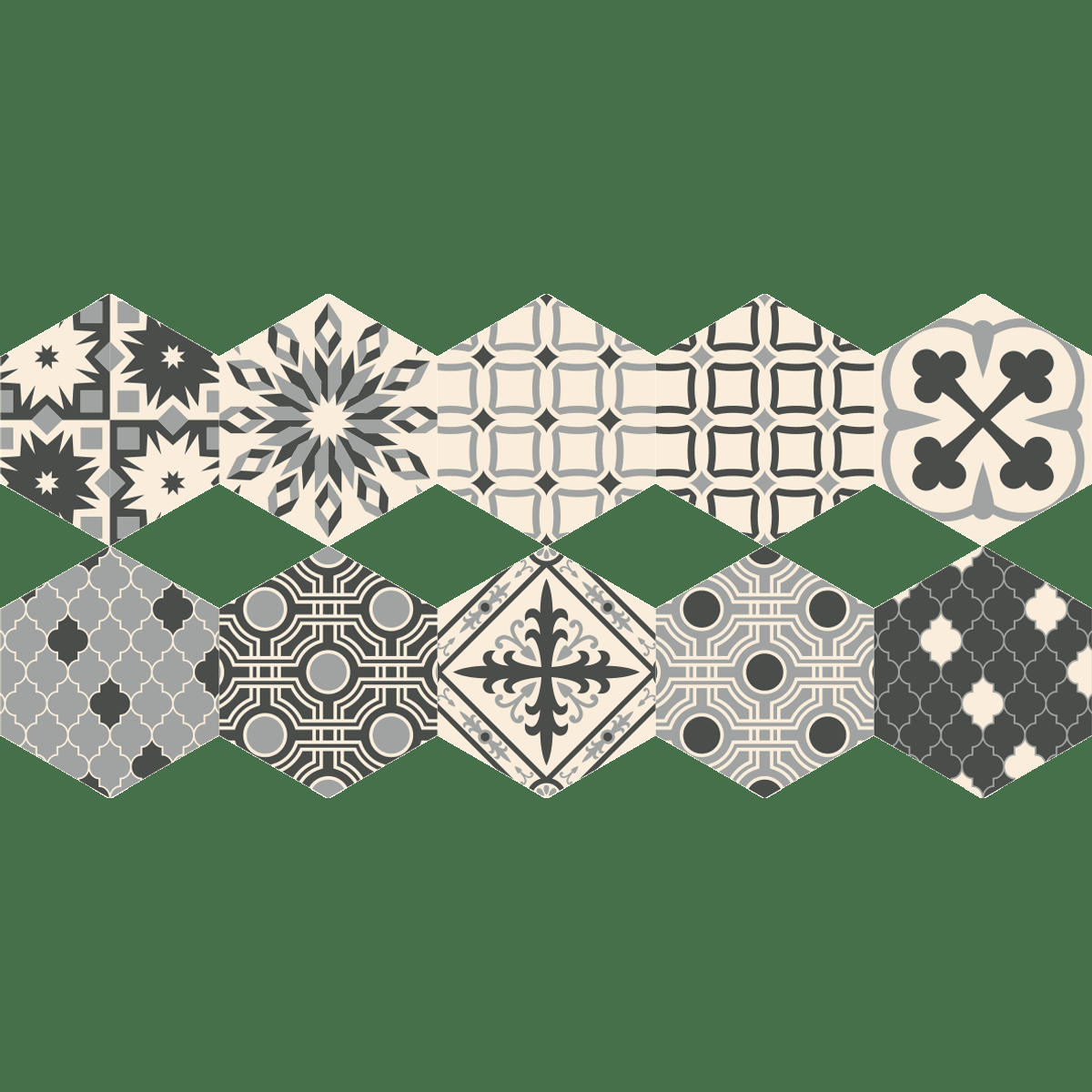 - Stickers sol tomettes alejandro 60x135cm